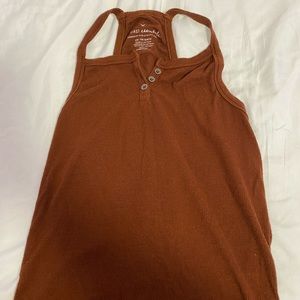 Women’s American Eagle cute brown tank top.
